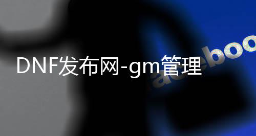 DNF发布网-gm管理