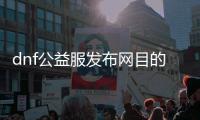 dnf公益服发布网目的（了解公益服发布网的作用和目标）