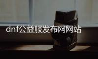 dnf公益服发布网网站发（dnf公益服发布网怎么赚钱）